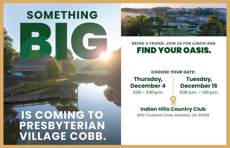 Join us for lunch at Indian Hills Country Club.